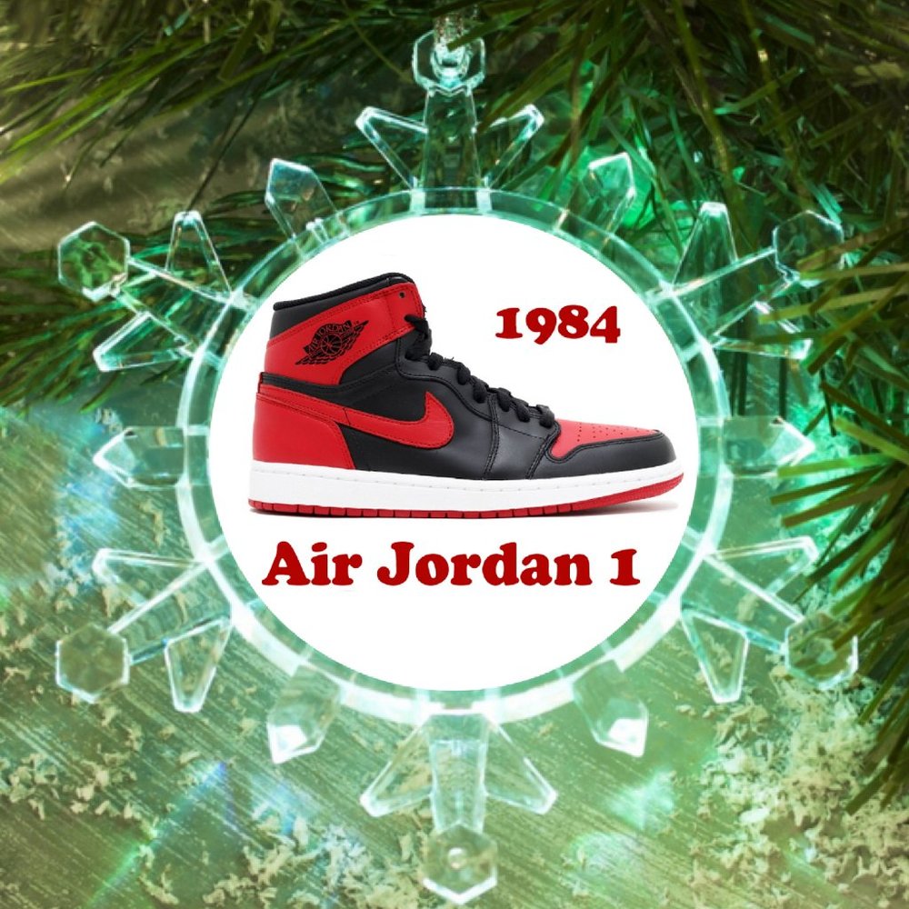 Air Jordan 1 Shoes Sneakerhead Snowflake Blinks Holiday Christmas Tree Ornament